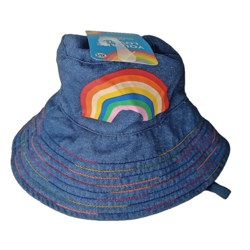 YOU ARE LOVED Dog/Puppy Summer Pride Bucket Hat XS/S Brand New With Tags